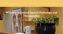 Desktop Screenshot of inlandspeechpathology.com